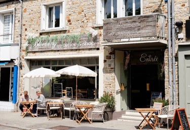 Blooming coffee shop Portbail