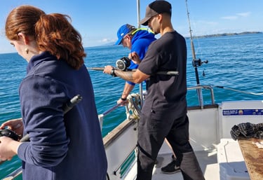 All walks of life fish with Riko Boat Charters