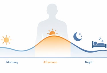 Relação entre ciclo circadiano e temperatura corporal