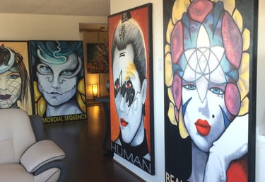 Portraits Graphic Art by Maya Britan I Am One Art Gallery