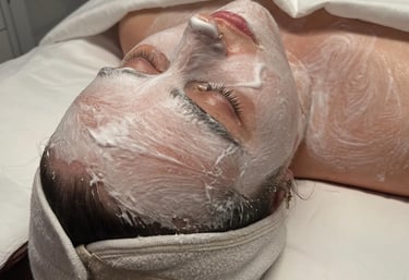 facial by Mallory at vanity esthetics