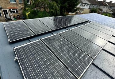 Solar panel installation Sunbury, Surrey, West london