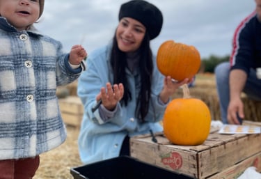 bambino zucche halloween
