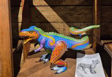 Alebrijes de San Martin Tilcajete