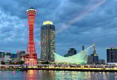 kobe port tower and kawasaki maritime museum