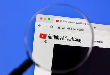 YouTube Ads page
