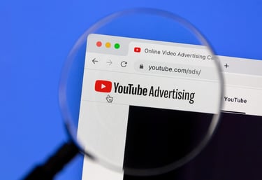 YouTube Ads page