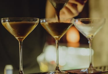 kokteilių degustacija