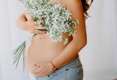 Fotos artísticas de mujer embarazada
