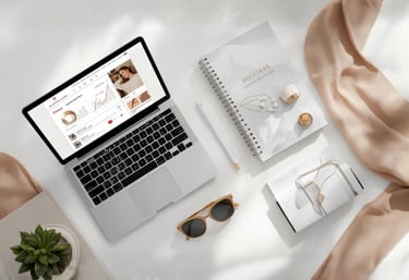 Pinterest analytics dashboard showing 10M+ monthly views for fashion brand