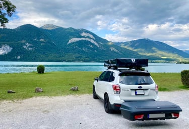 Thule Arcos bagazine ant kablio Subaru