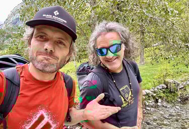 Mountain Guides Davide Spini and Giovanni Ongaro