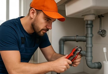 Idraulico esperto che ripara un rubinetto domestico – Artigiano Express 24