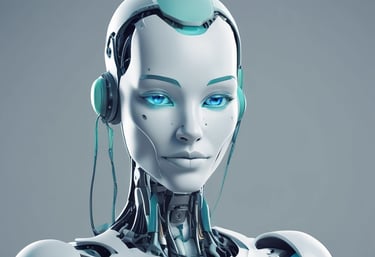 "Imagen generada por IA: retrato hiperrealista de persona con estilo artístico"