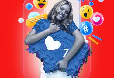 red face content creation