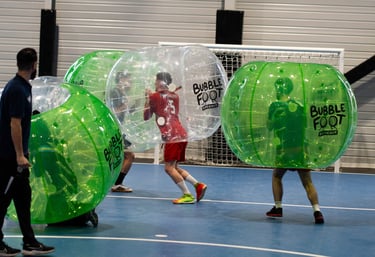 Activitée sportive 100% Fun avec bubble foot Bordeaux