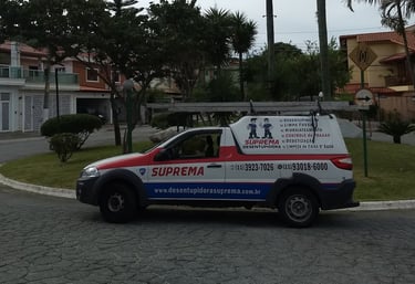 carro da suprema desentupidora