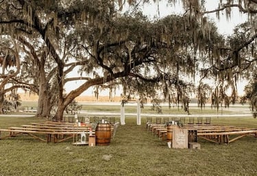 outdoor wedding venue