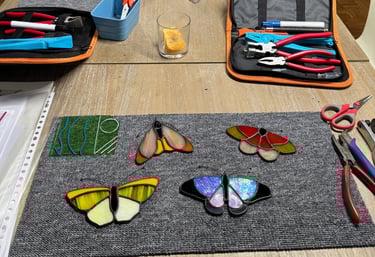 Atelier initiation vitrail Tiffany sur Mons, Hainaut