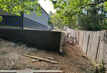 a retaining walls