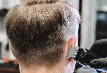 mens hair cut trimmer at hairline Men's Cuts in Brookfield 
