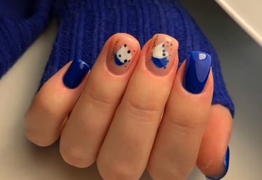 Atliktas manikiūras ir nago plokštelės padengimas