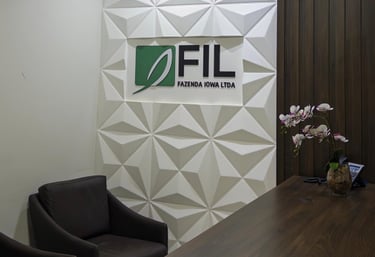 Recepção Fazenda Iowa - Escritório Central