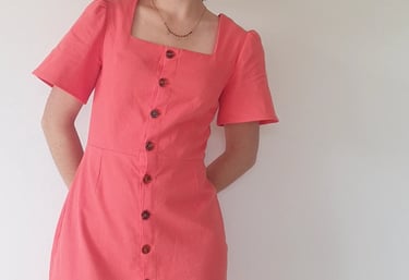 tenue sur-mesure robe corail