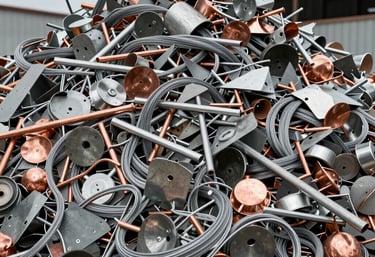 We purchase all types of copper scrap including wires, motors, and industrial waste at the best mark