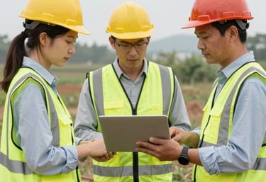 Drone flying over a dense forest capturing aerial images on a clear day.
