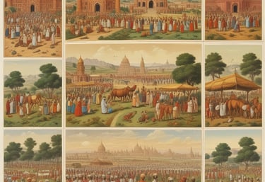 A vibrant, colorful illustration of diverse last names connected by lines, symbolizing heritage and connection.