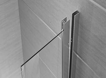 Glass shower door frame coming away from wall needing shower door repair in Auckland