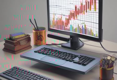 A warm, inviting workspace with a laptop, a notebook, and a cup of coffee symbolizing trust and professionalism.