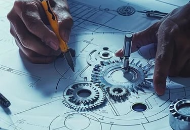 3D CAD Modelling, Mechanical Engineering Design, 2D Drafting, Design for Manufacturing