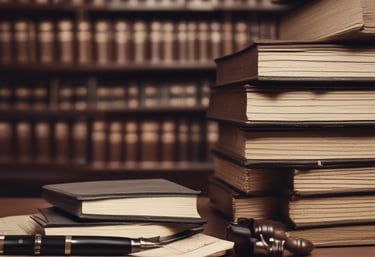 a woman in a courtroom with a judge's robe