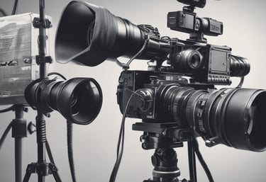 Behind-the-scenes of a high-fashion runway show with lighting and models.