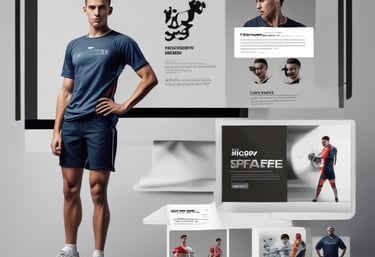 Close-up of high-quality sportswear fabric being inspected by a professional.