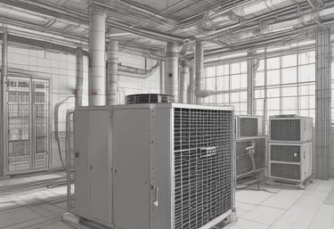 Electrician wiring electrical panels inside a commercial building.