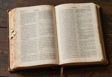 A dark-toned ancient parchment showing a hand writing with a quill.