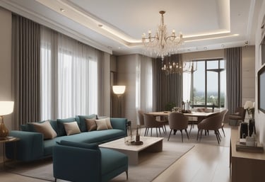 Skilled craftsmen assembling custom furniture pieces in a workshop.