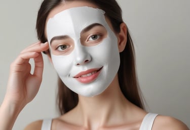 facial masks for cosmetic applications