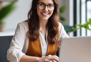 A close-up of hands typing on a keyboard with a coffee cup nearby, symbolizing productivity.