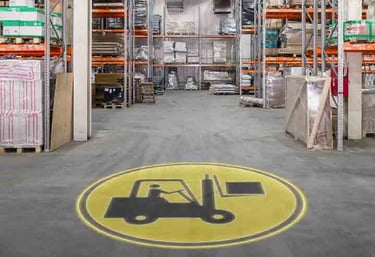 Forklift safety lights