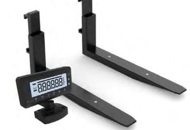 Forklift load scales