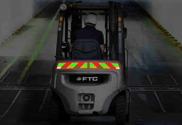Forklift safety lights