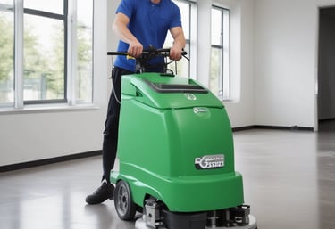 Ozone generator device operating in a modern living room for air purification.