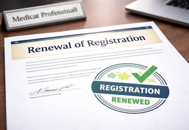 Medical Council Renewal Letter