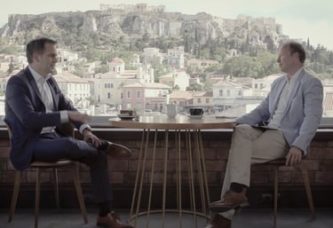 Cameramangreece.com Giannis Komitas,  Chief Operating Officer of National Energy Holding in Athens