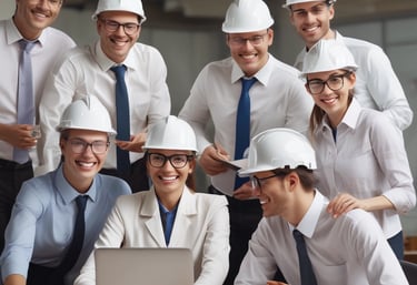 A well-maintained residential building exterior under a clear sky.