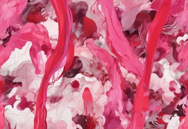 A vibrant swirl of pink and red hues blending seamlessly, evoking energy and warmth.